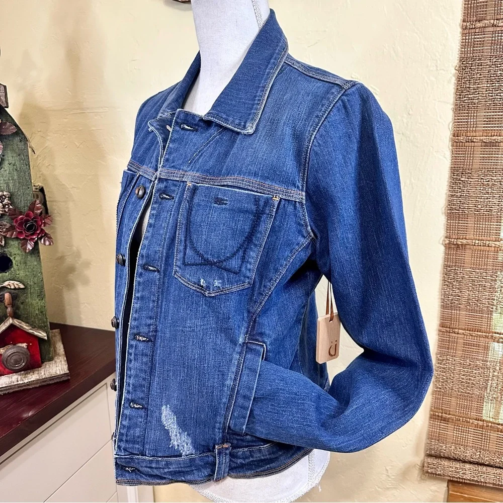 NWT! Yanuk Dark Blue Jean Jacket - Picture 2 of 11